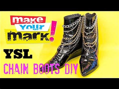 How to: YSL Chain Boots DIY 